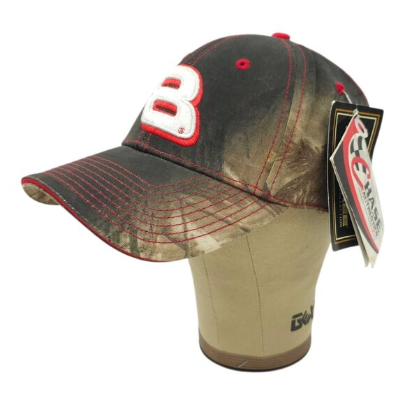 Chase Authentics Team Realtree Dale Jr 8 NASCAR Camo Strapback Cap Hat Trucker - Picture 2 of 13